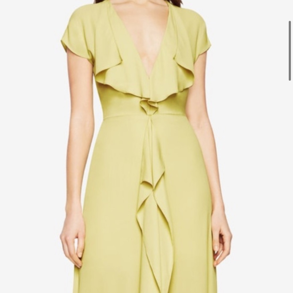 BCBG Evette dress in lime
